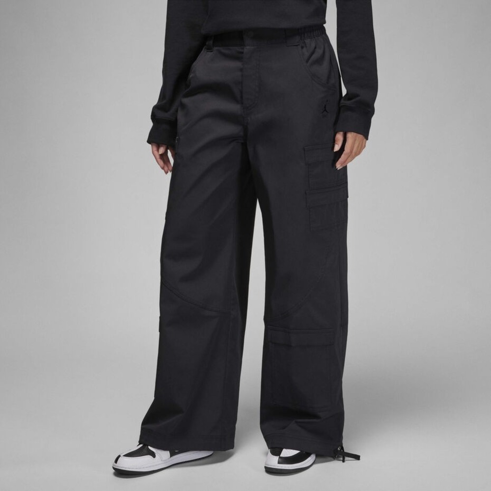 Jordan Chicago Women's Heavyweight Trousers Cargo Pants Black Sz Medium 30X29